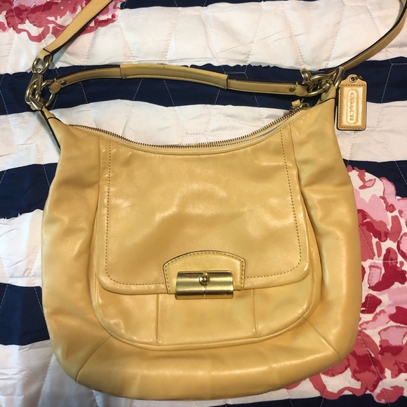 canary yellow purse
